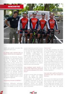Article TRIMAX Magazine sur L'aventure de l'équilibre sportif - Florent Roy